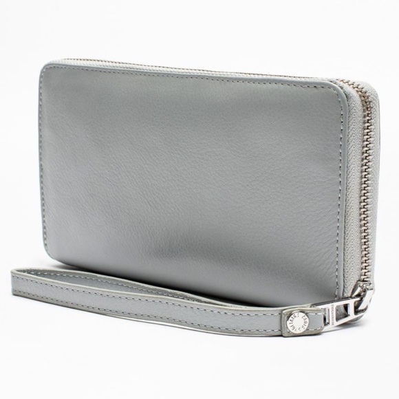 ONE Left!🇫🇷NWT Zadig & Voltaire Stone Grey Zip Wallet - Picture 8 of 13